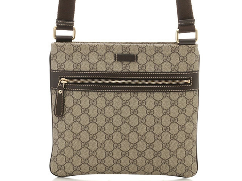 Gucci shoulder bag GG canvas Beige Cream brown